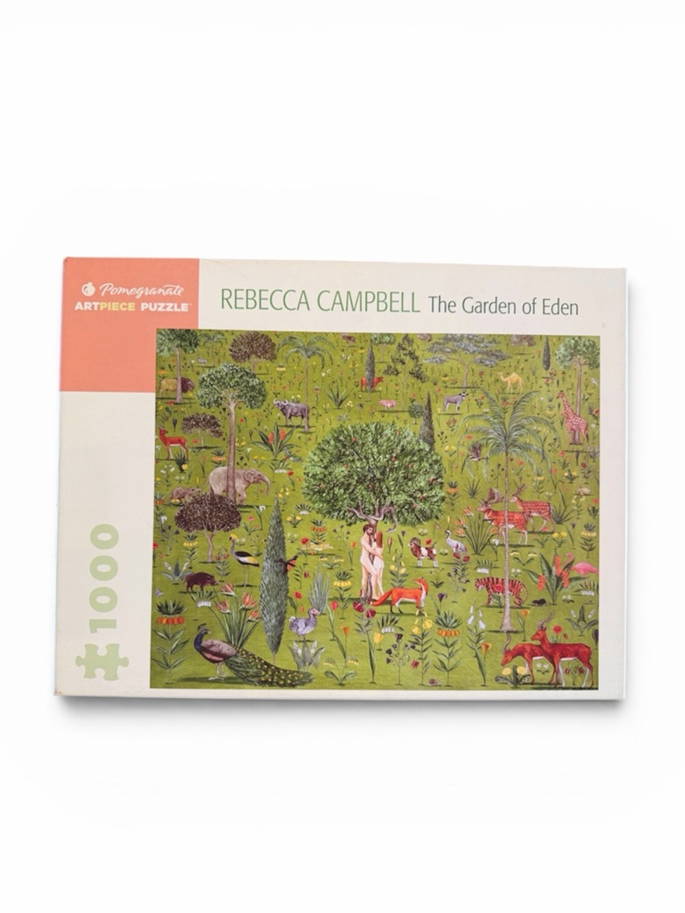 Pomegranate 1000 Piece Puzzle Botanical Jungle by Rebecca Campbell Complete